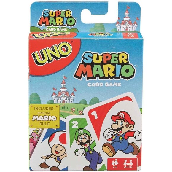 Mattel Games UNO Super Mario Card Game for Kids Adults Families & Game Nights - Picture 4 of 7